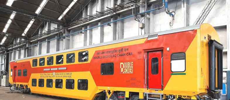 Railways made special double decker coach, speed will be up to 160 kmph!.jpg Railways made special double decker coach, speed will be up to 160 kmph!.jpg