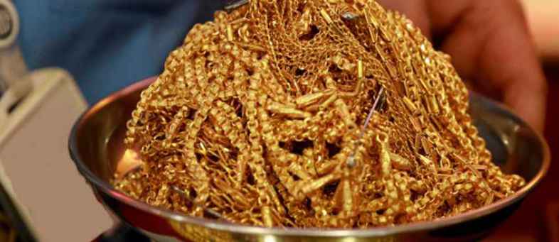 Along with the global decline, gold in India also fell from the record level.jpg Along with the global decline, gold in India also fell from the record level.jpg