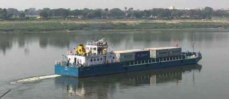 Shipping Ministry waives waterways usage charges to promote Inland water transport.jpg Shipping Ministry waives waterways usage charges to promote Inland water transport.jpg