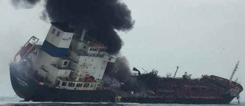 Indian Oil Corp’s New Diamond VLCC catches fire off Colombo.jpg Indian Oil Corp’s New Diamond VLCC catches fire off Colombo.jpg