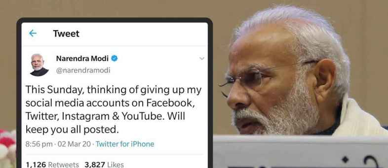 Women's Day PM Modi's Twitter account in the hands of Sneha Mohandas.jpg Women's Day PM Modi's Twitter account in the hands of Sneha Mohandas.jpg