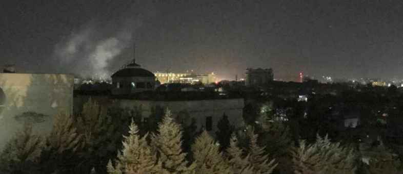 Rocket blast at US Embassy in Kabul on 9-11 anniversary.jpg Rocket blast at US Embassy in Kabul on 9-11 anniversary.jpg