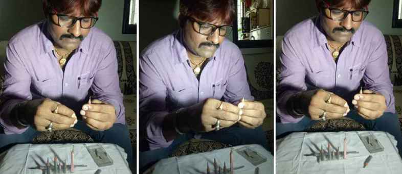 Pavan Sharma Mini Artist made smallest world cup on Pencil edge.jpg Pavan Sharma Mini Artist made smallest world cup on Pencil edge.jpg