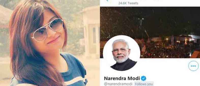 Twitter account of Kolkata girl hacked hours after PM Modi followed her among others.jpg Twitter account of Kolkata girl hacked hours after PM Modi followed her among others.jpg