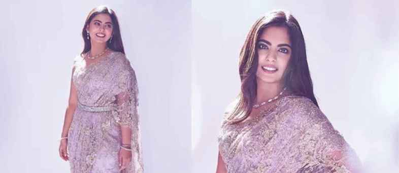 Isha Ambani's royal chic in designer saree.jpg Isha Ambani's royal chic in designer saree.jpg