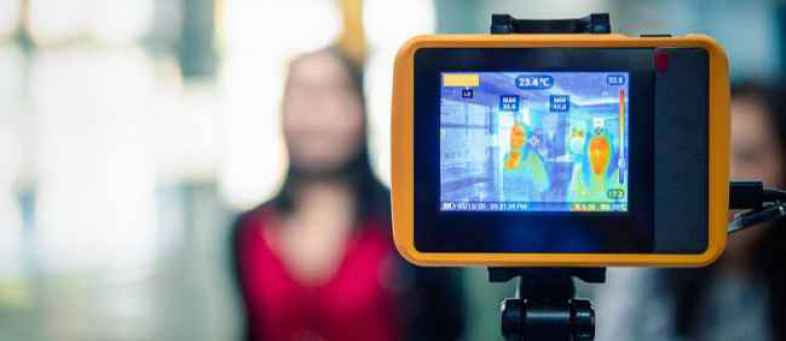 Thermal cameras were installed at Ahmedabad railway station for screening of passengers.jpg Thermal cameras were installed at Ahmedabad railway station for screening of passengers.jpg